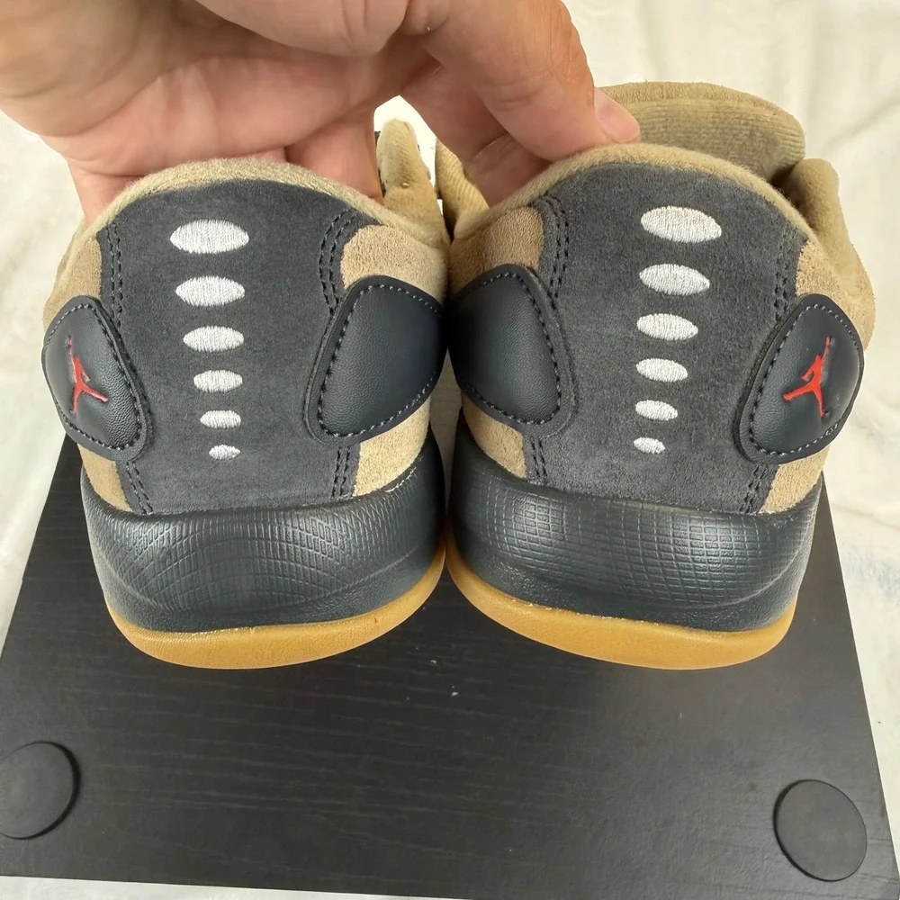 Nike Air Jordan Session Skateboard Shoes Khaki Anthracite Mens 8 New IB3731-200